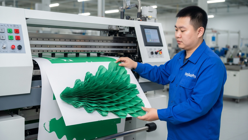 honeycomb decorations christmas Manufacturing Process