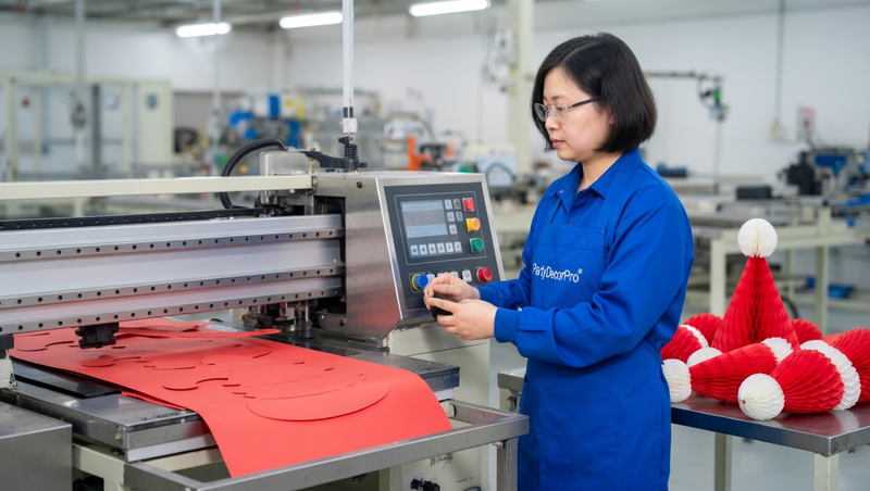 honeycomb decorations christmas Manufacturing Process
