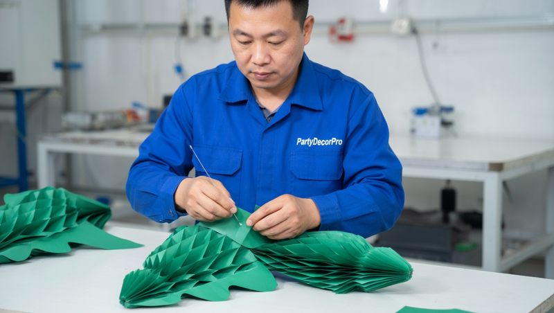 honeycomb decorations christmas Manufacturing Process
