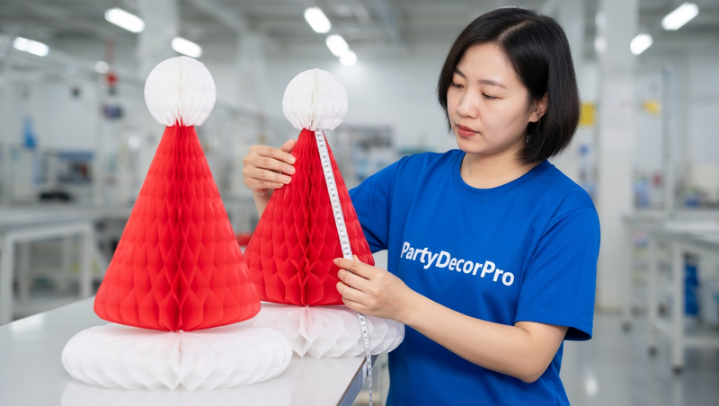 honeycomb decorations christmas Manufacturing Process