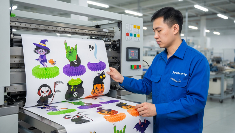 honeycomb halloween decorations Manufacturing Process