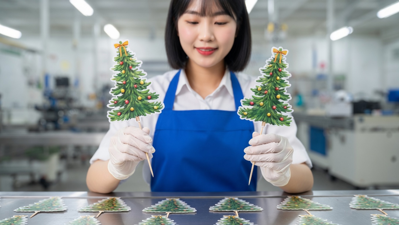 cake toppers xmas Manufacturing Process