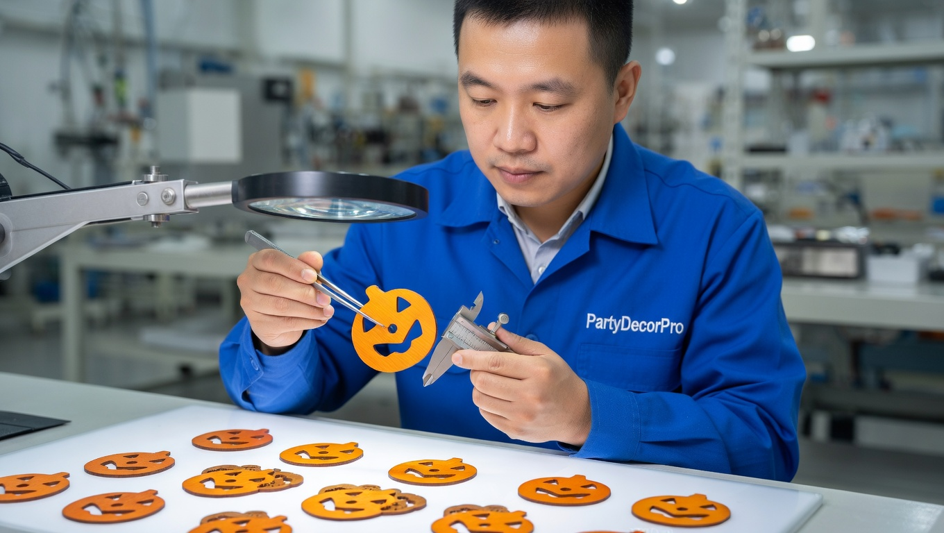 orange confetti Manufacturing Process