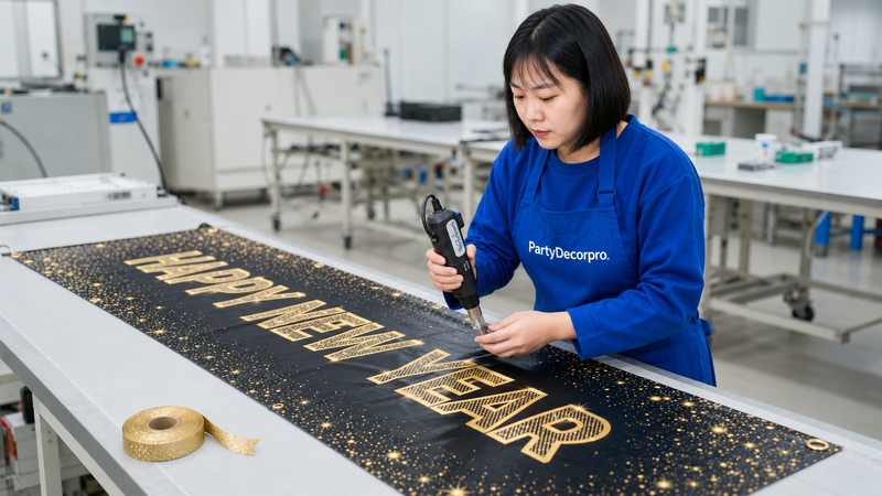 outdoor banner Manufacturing Process 