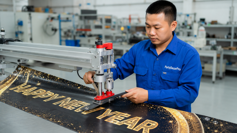 outdoor banner Manufacturing Process 