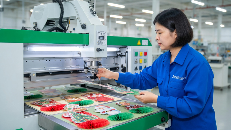 paper honeycomb christmas decorations Manufacturing Process 