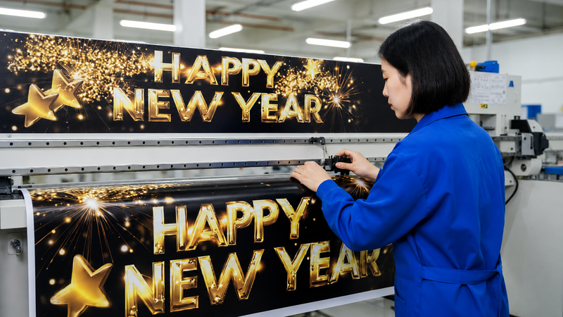 party banner Manufacturing Process 
