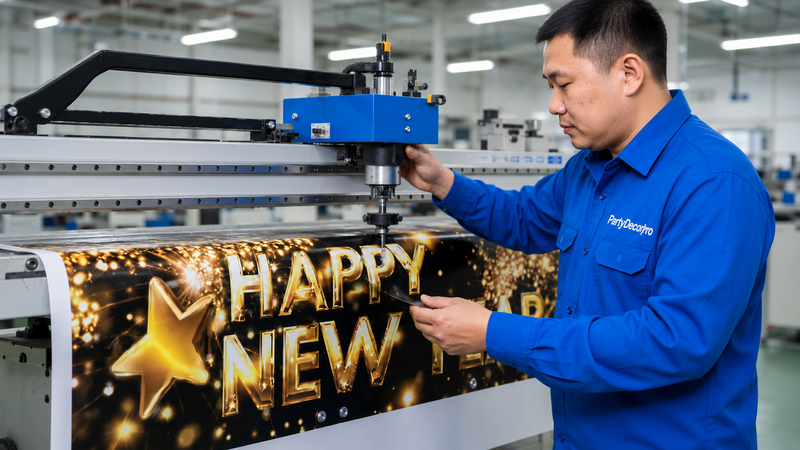 party banner Manufacturing Process 
