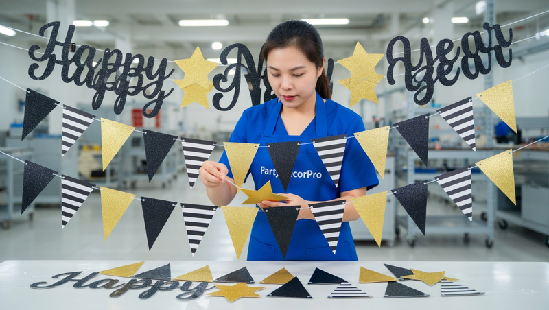 pennant banner Manufacturing Process 