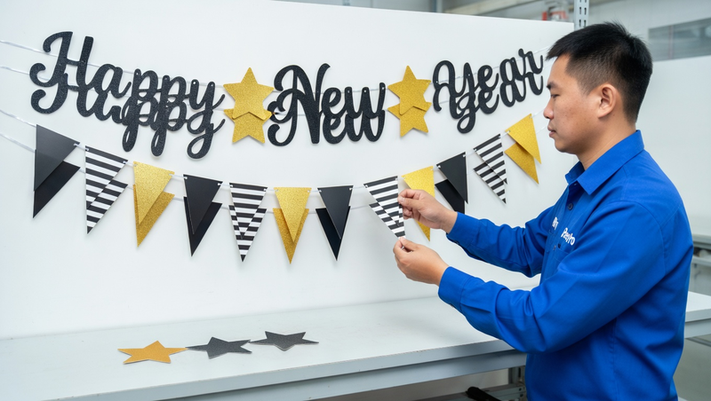 pennant banner Manufacturing Process 