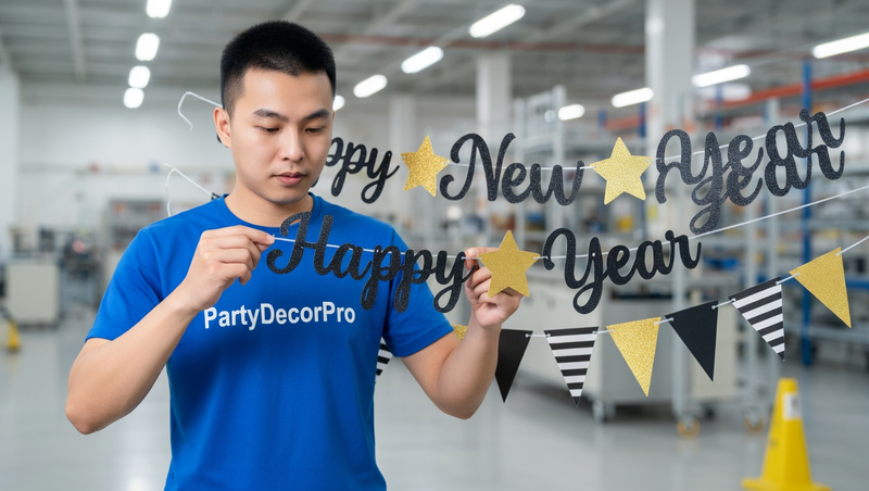 pennant banner Manufacturing Process 