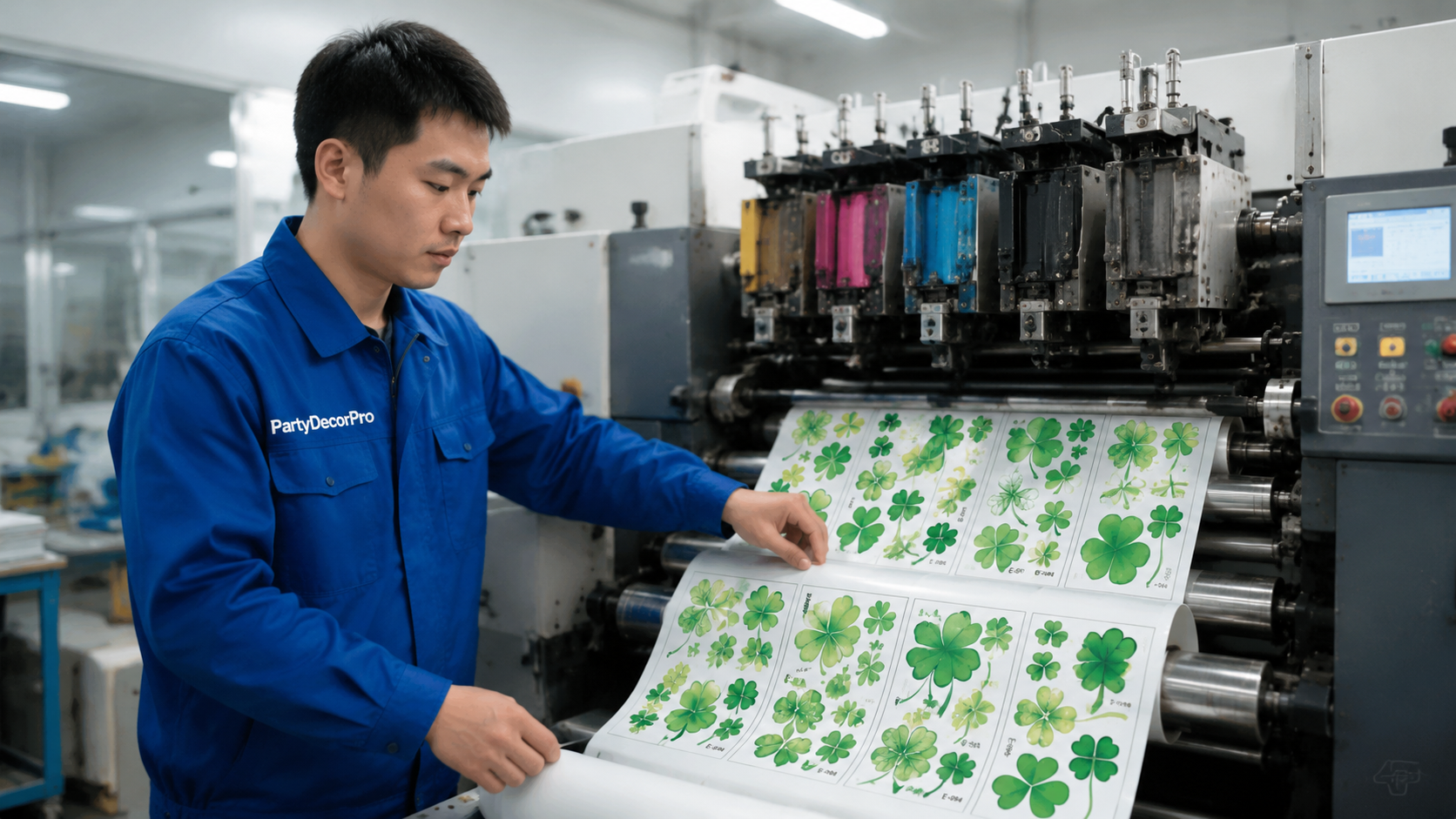 shamrock temporary tattoos Manufacturing Process