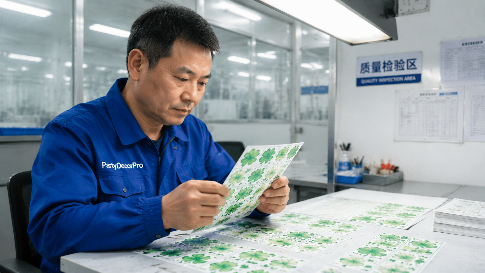 shamrock temporary tattoos Manufacturing Process