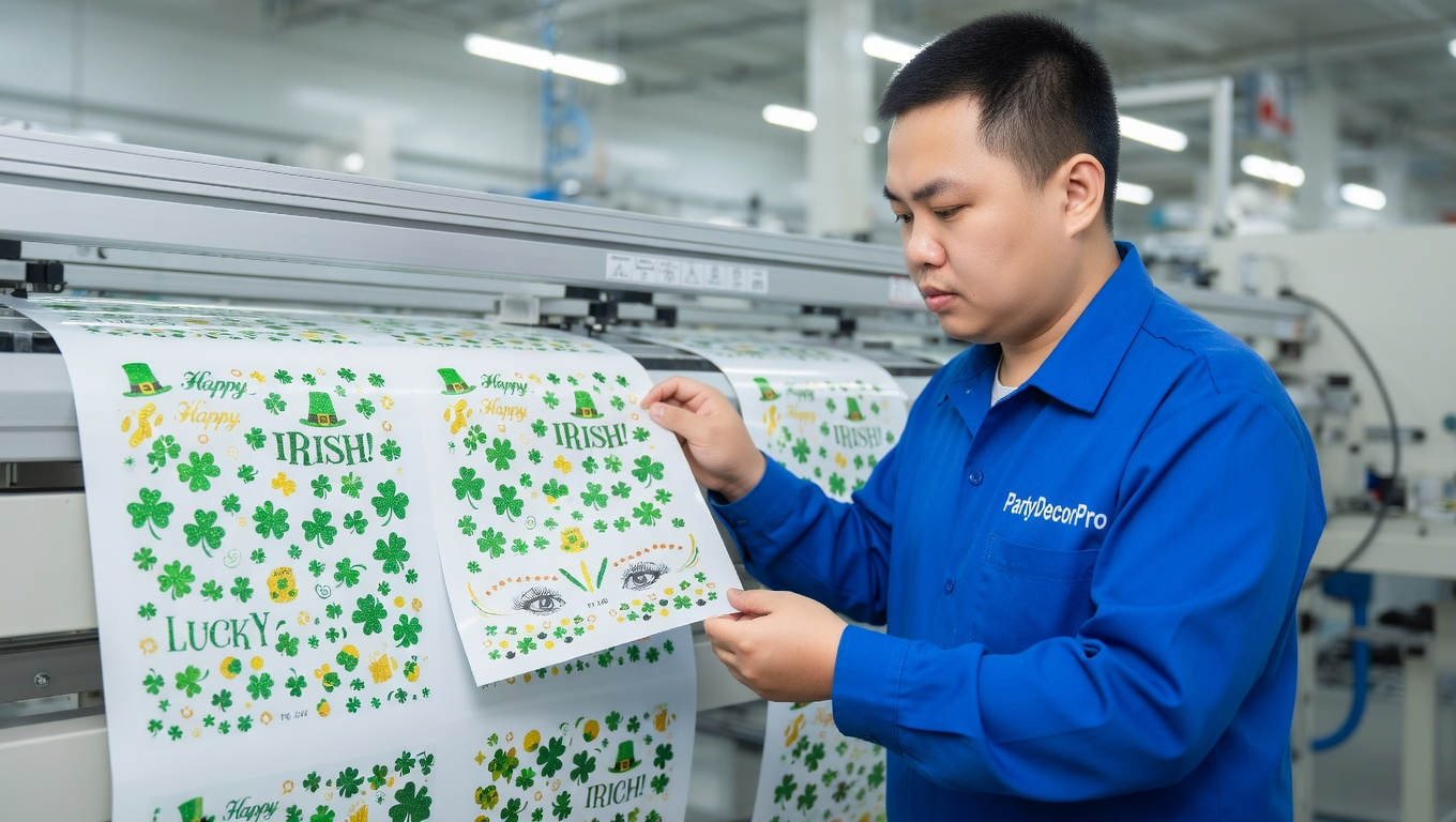 st patrick s temporary tattoos Manufacturing Process