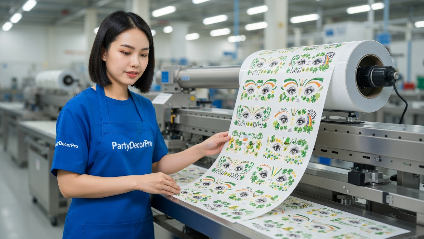 st patrick s temporary tattoos Manufacturing Process