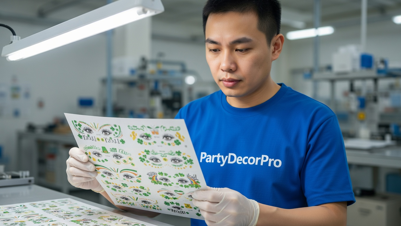 st patrick s temporary tattoos Manufacturing Process