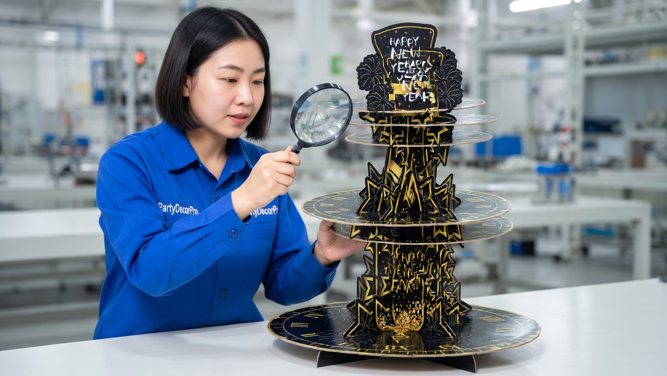 three tier cake stand Manufacturing Process 
