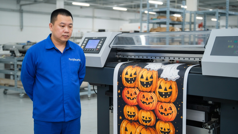 trunk or treat banner Manufacturing Process 