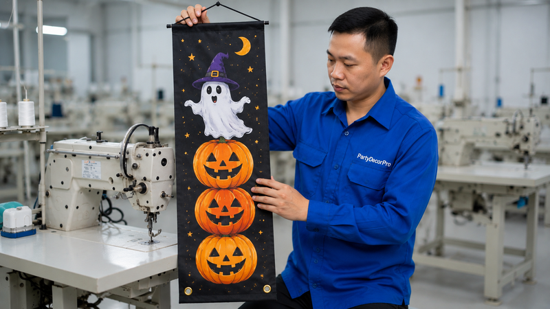 trunk or treat banner Manufacturing Process 