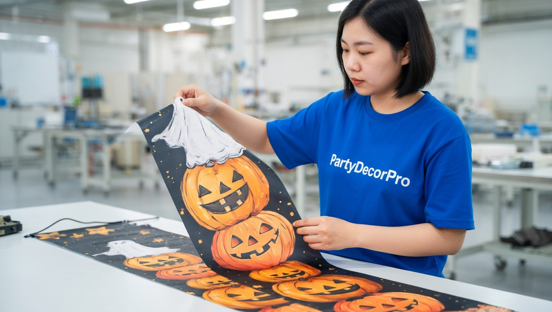 trunk or treat banner Manufacturing Process 