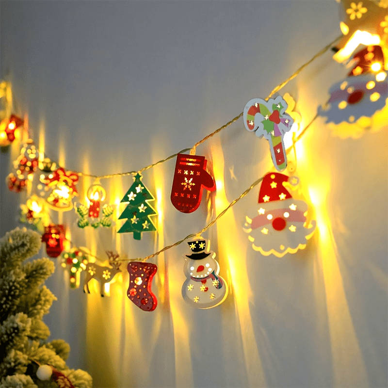 Led String Lights Manufacturer - Festive Christmas String Lights with Holiday Shapes