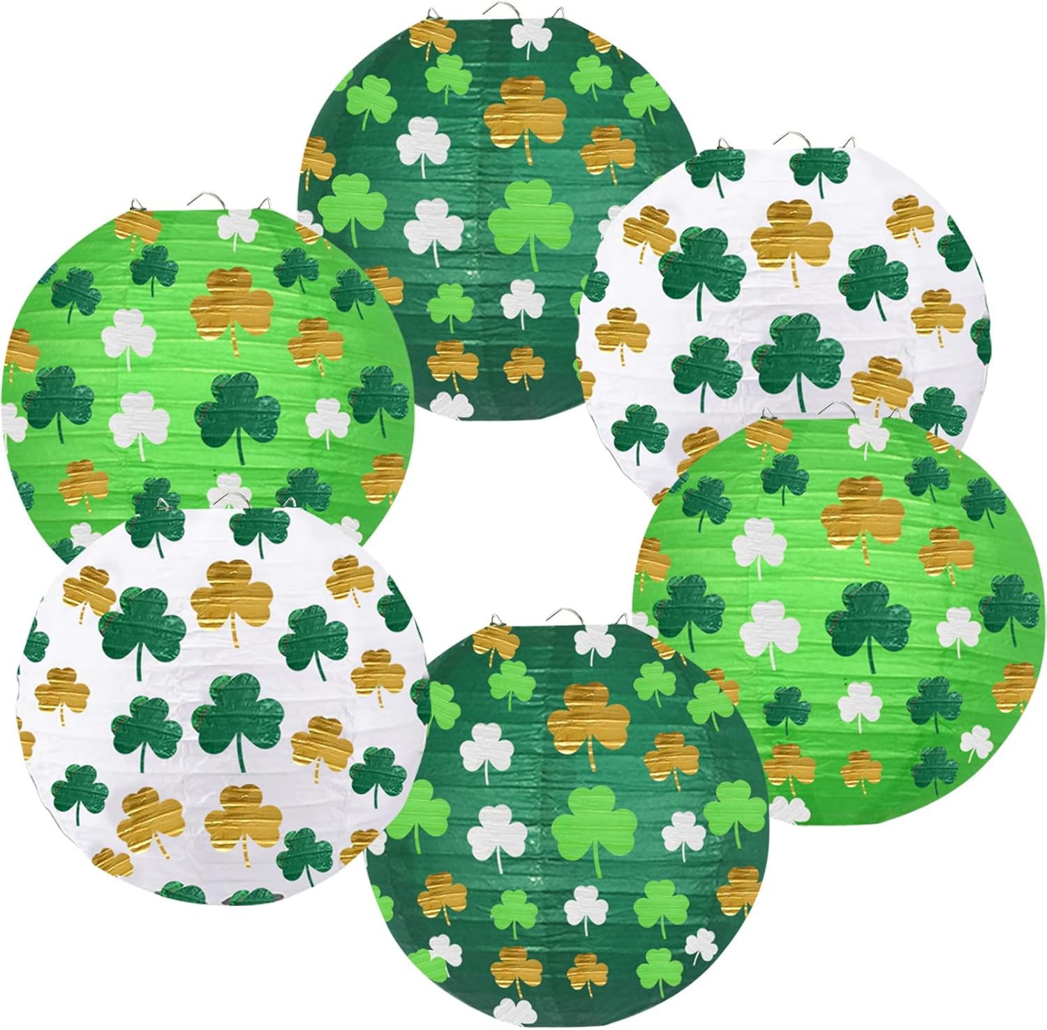 Paper Lantern Manufacturer - St. Patrick's Day Paper Lanterns Custom Wholesale