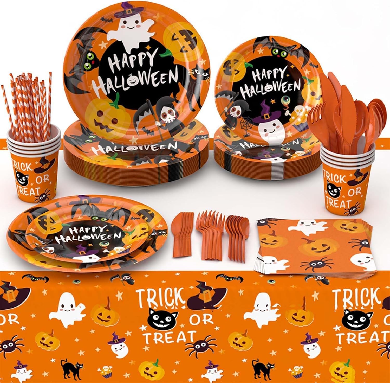 Party Supplies Wholesale - Cute Ghost Halloween Tableware