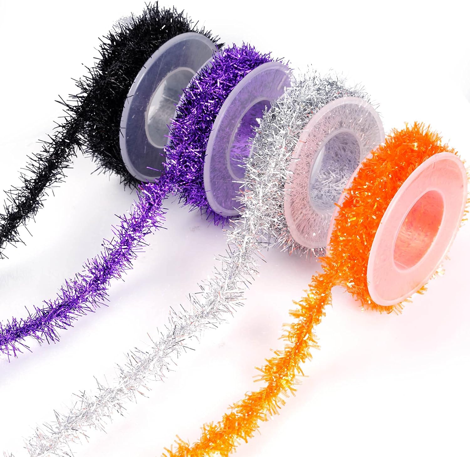 Holiday Decorations Manufacturer - Halloween Metallic Tinsel Garland