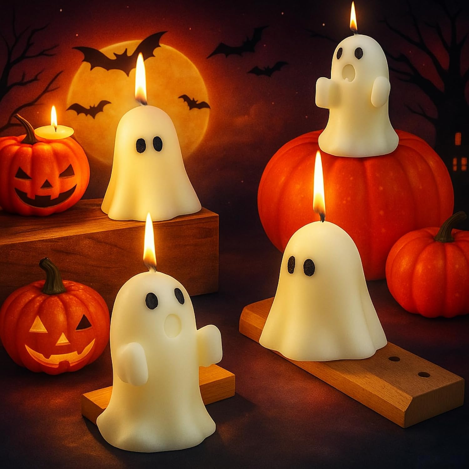 Wholesale Candle Supplier - Spooky Halloween Ghost Scented Candles