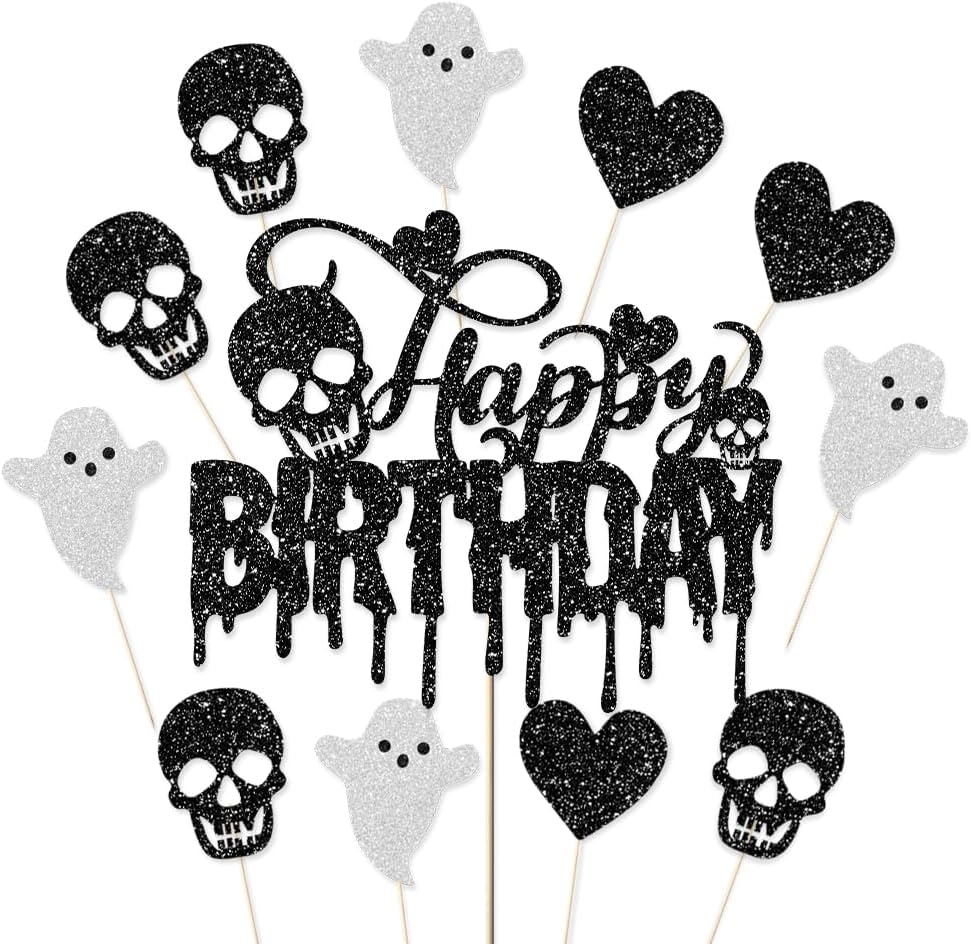 Oem Cake Decorations Factory - Halloween Birthday Cake Topper & Cupcake Picks