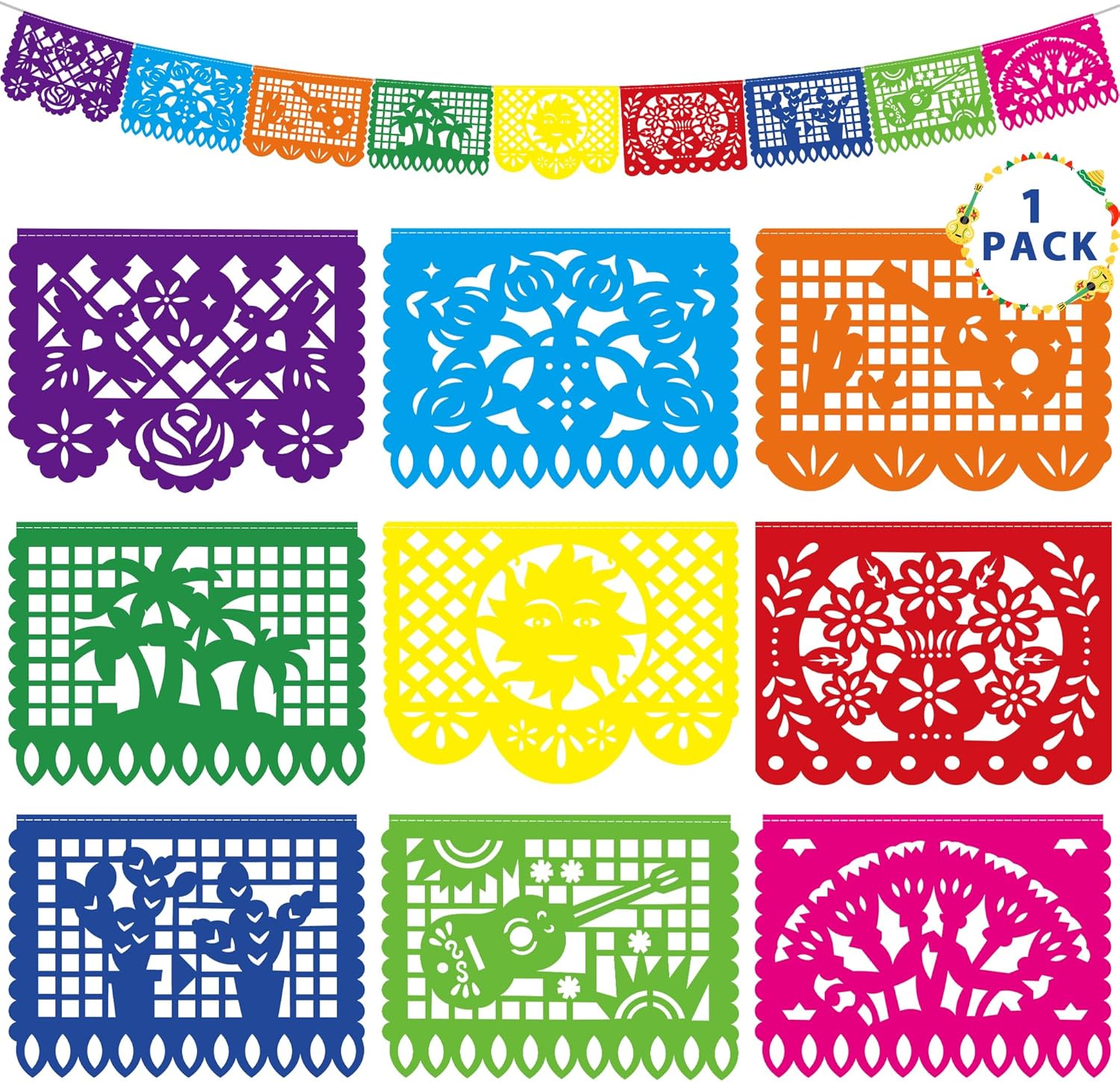 Custom Papel Picado Banner - Festive Mexican Hanging Party Decor
