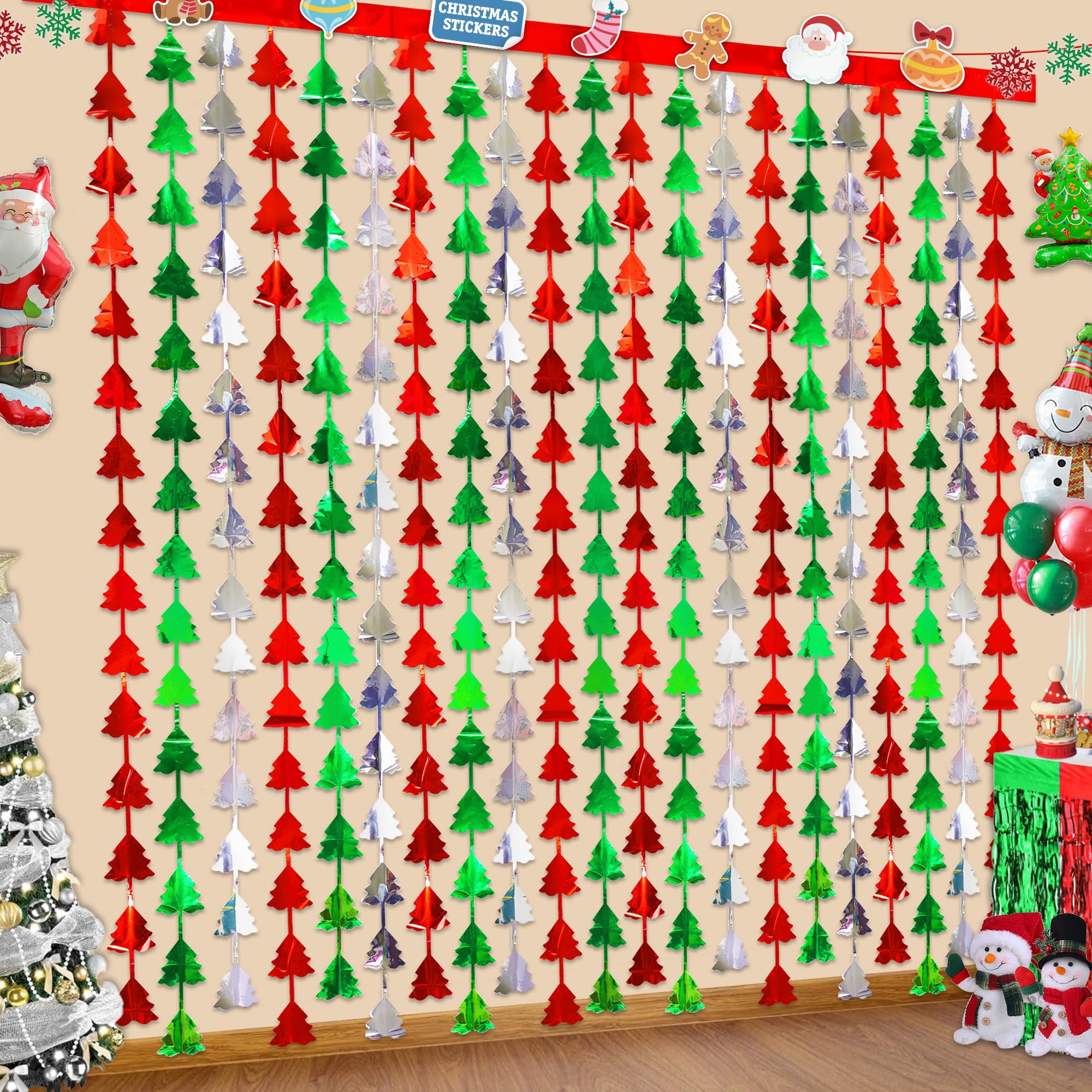 Foil Fringe Curtains Wholesale - Christmas Foil Fringe Curtains Party Backdrop