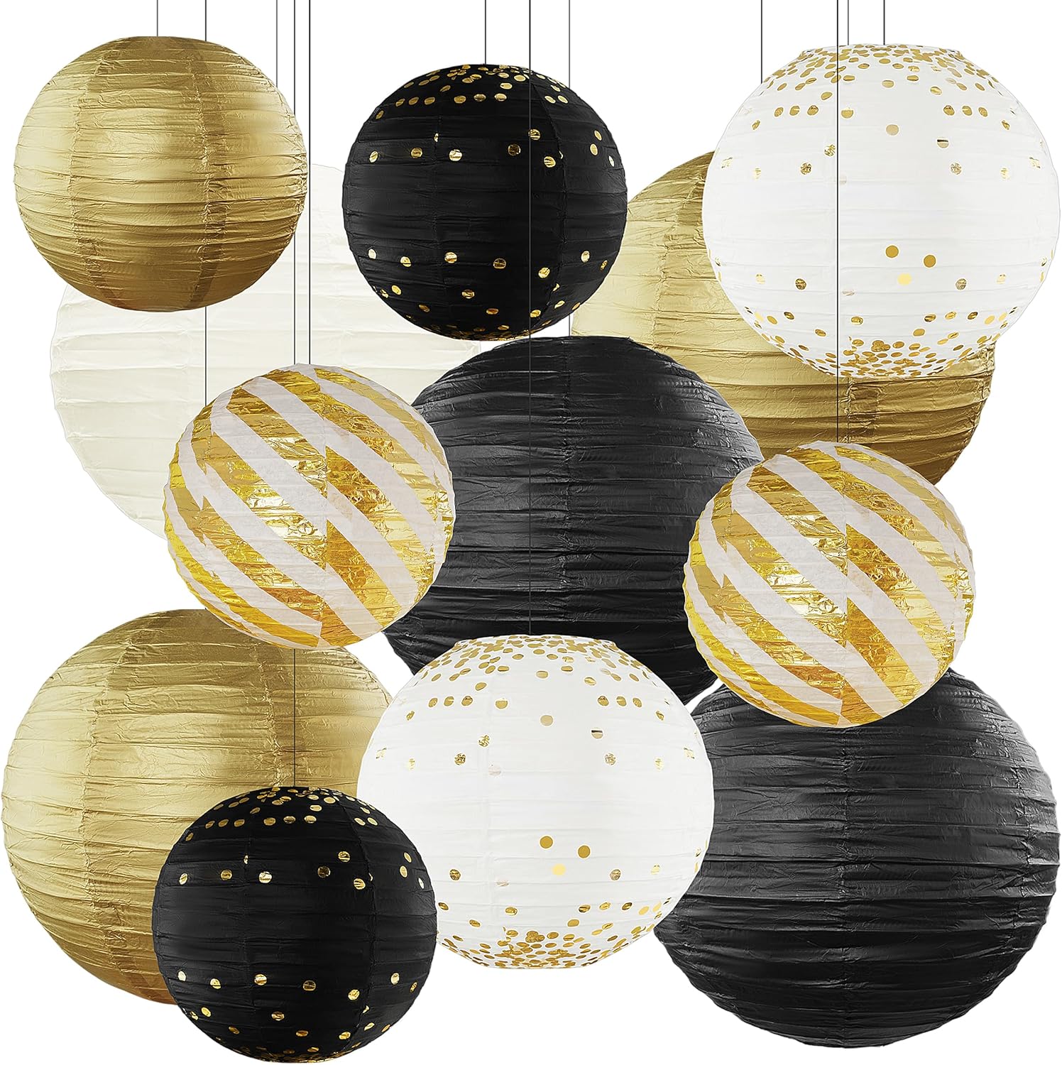Paper Lanterns Manufacturer - Elegant New Years Eve Ceiling Decor