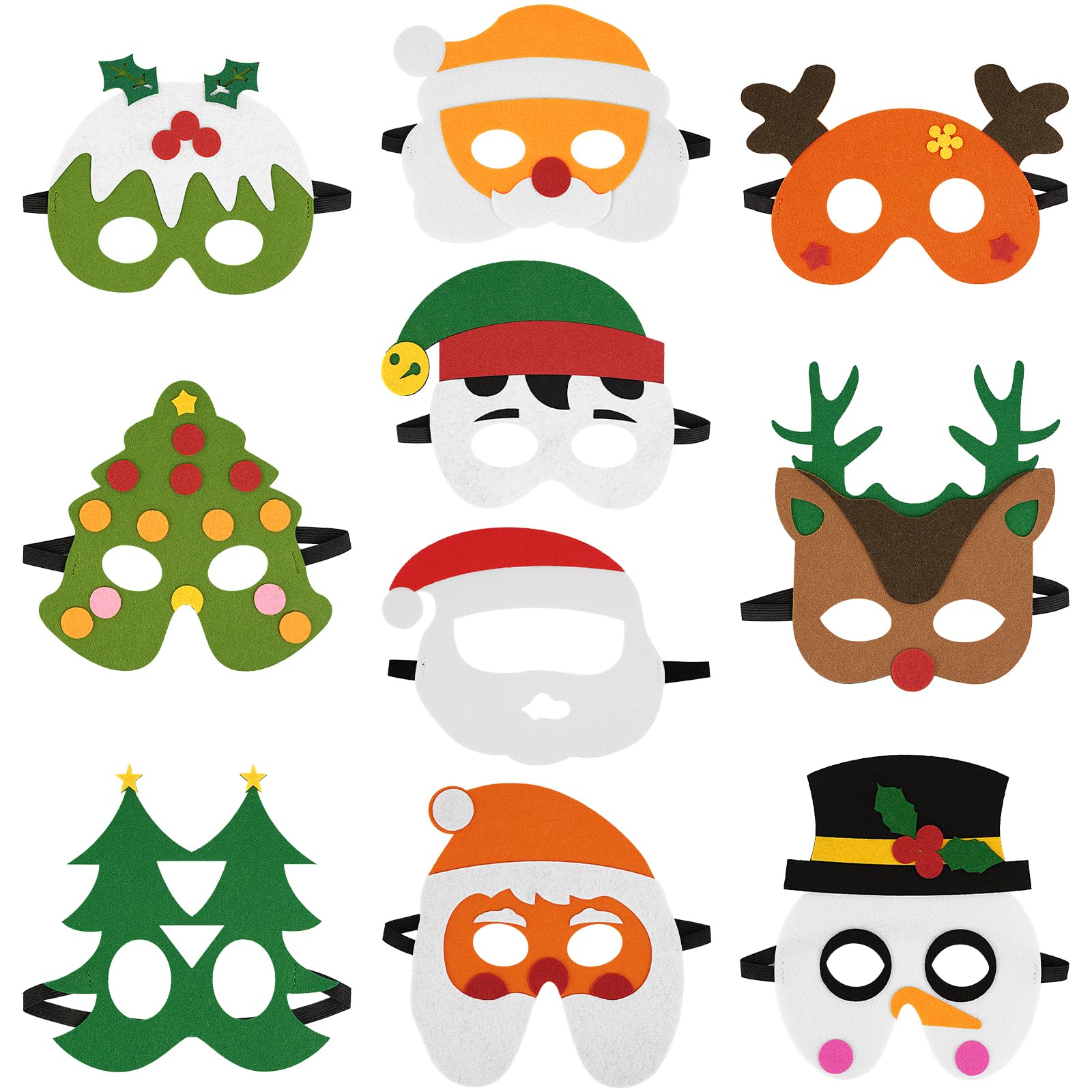 Felt Masks Manufacturer - Christmas Party Masks Wholesale for Kids Festive Fun
