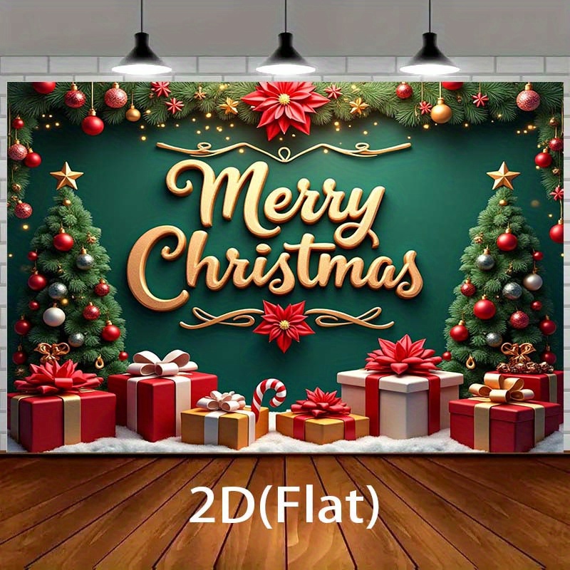 Wholesale Banner Supplier - Merry Christmas Party Backdrop