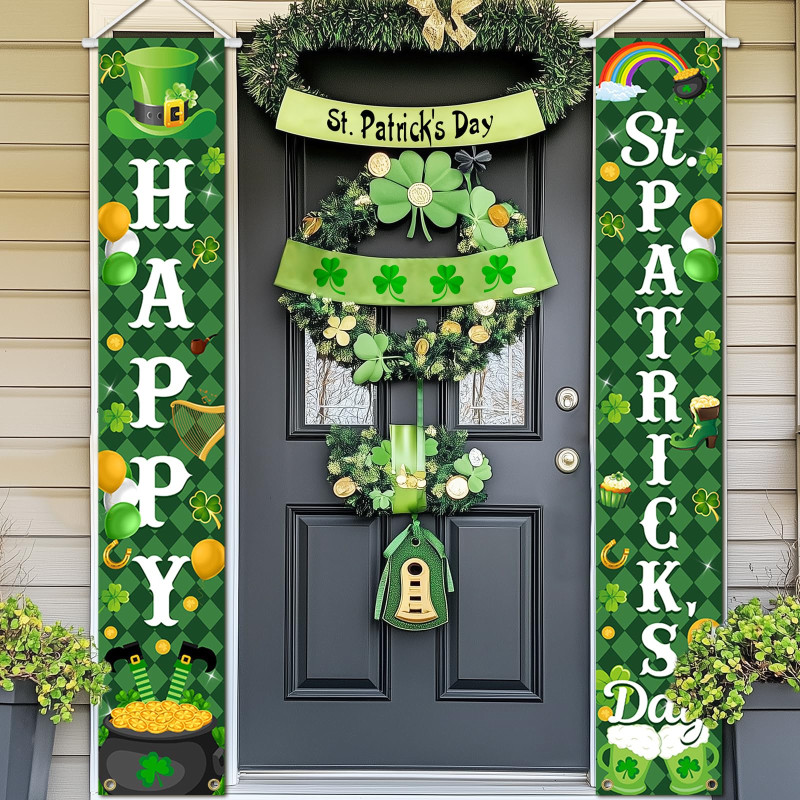 Custom Porch Banner - St. Patrick's Day Porch Banner Wholesale Supplier - Image 2