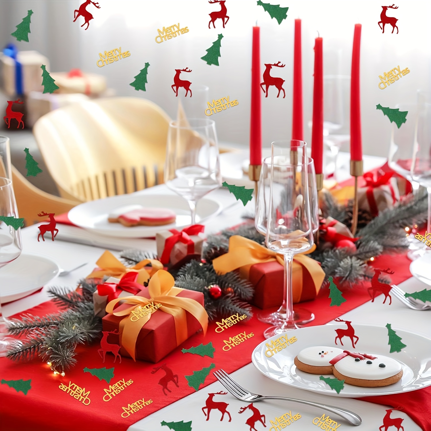 Custom Confetti Supplier - Merry Christmas Confetti Table Scatter - Image 2