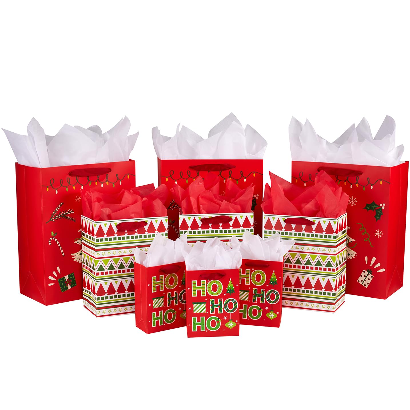 Custom Gift Bags - Premium Christmas Holiday Gift Packaging Set - Image 2