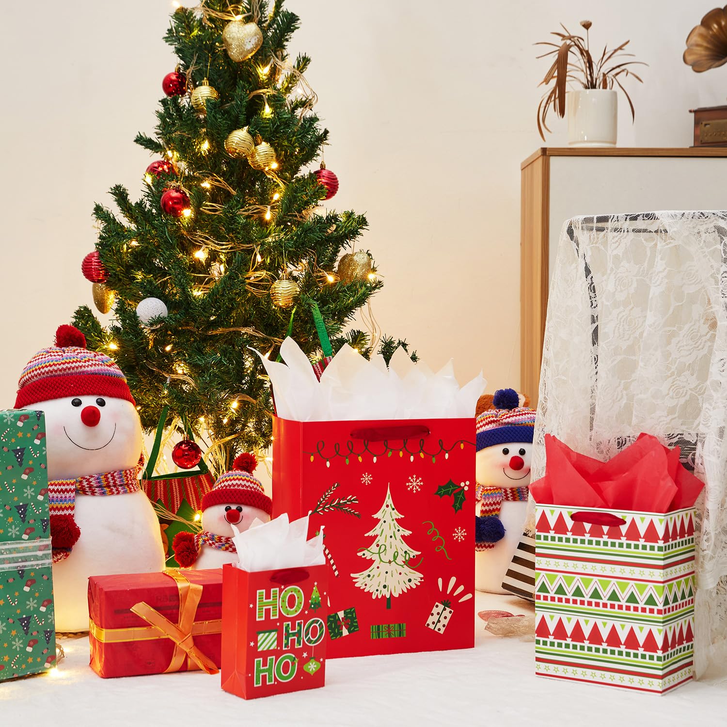 Custom Gift Bags - Premium Christmas Holiday Gift Packaging Set - Image 5