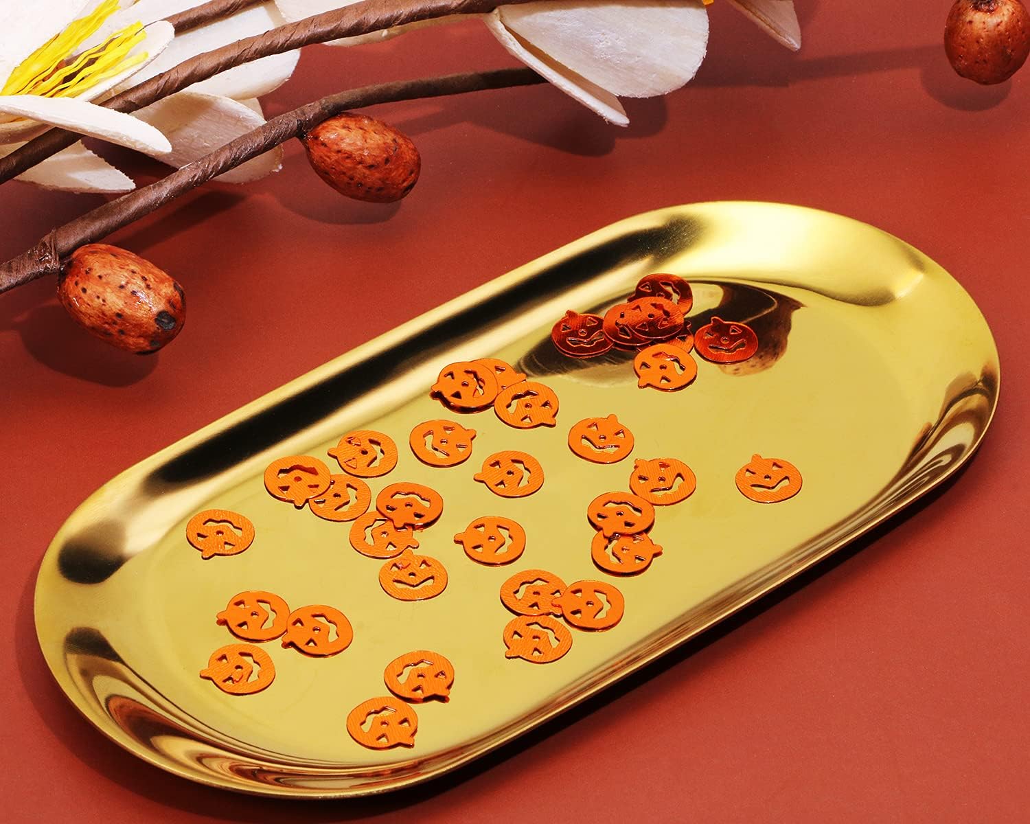 OEM Confetti Factory - Halloween Pumpkin Confetti Table Scatter - Image 4