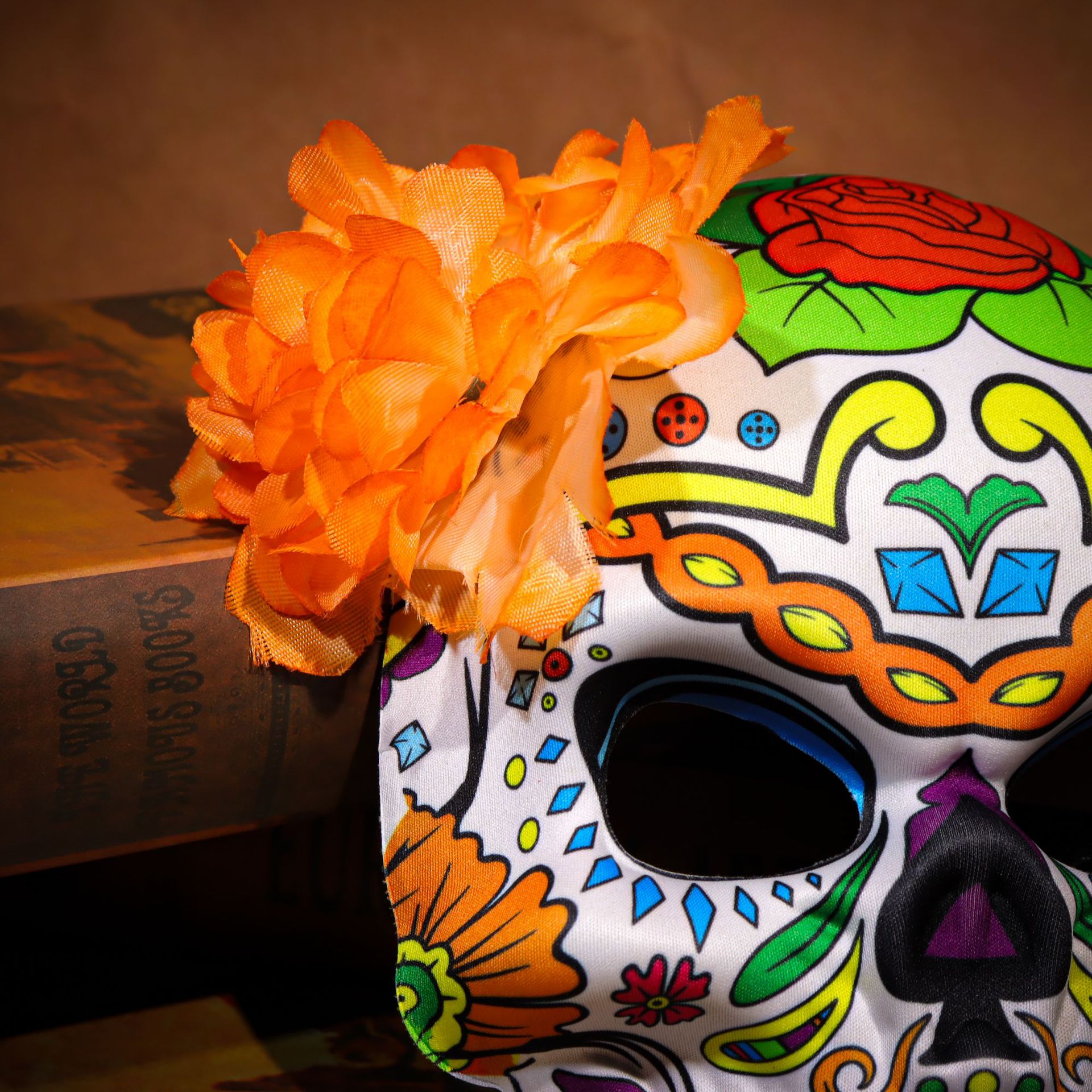 Sugar Skull Mask Manufacturer - Vibrant Day of the Dead Masquerade Mask - Image 5
