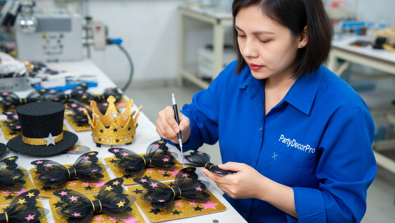 hair accessories for holiday Manufacturing Process 