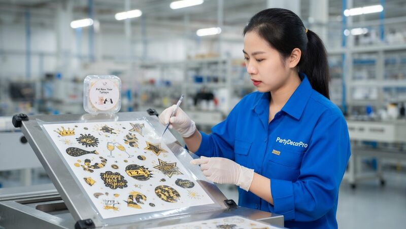 holiday temporary tattoos Manufacturing Process
