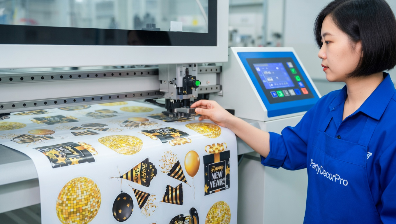 new year confetti Manufacturing Process
