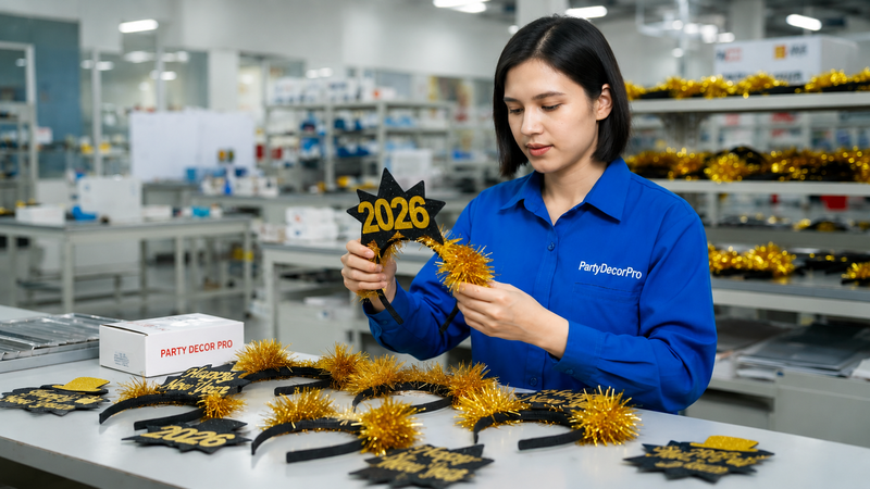 party headbands Manufacturing Process 