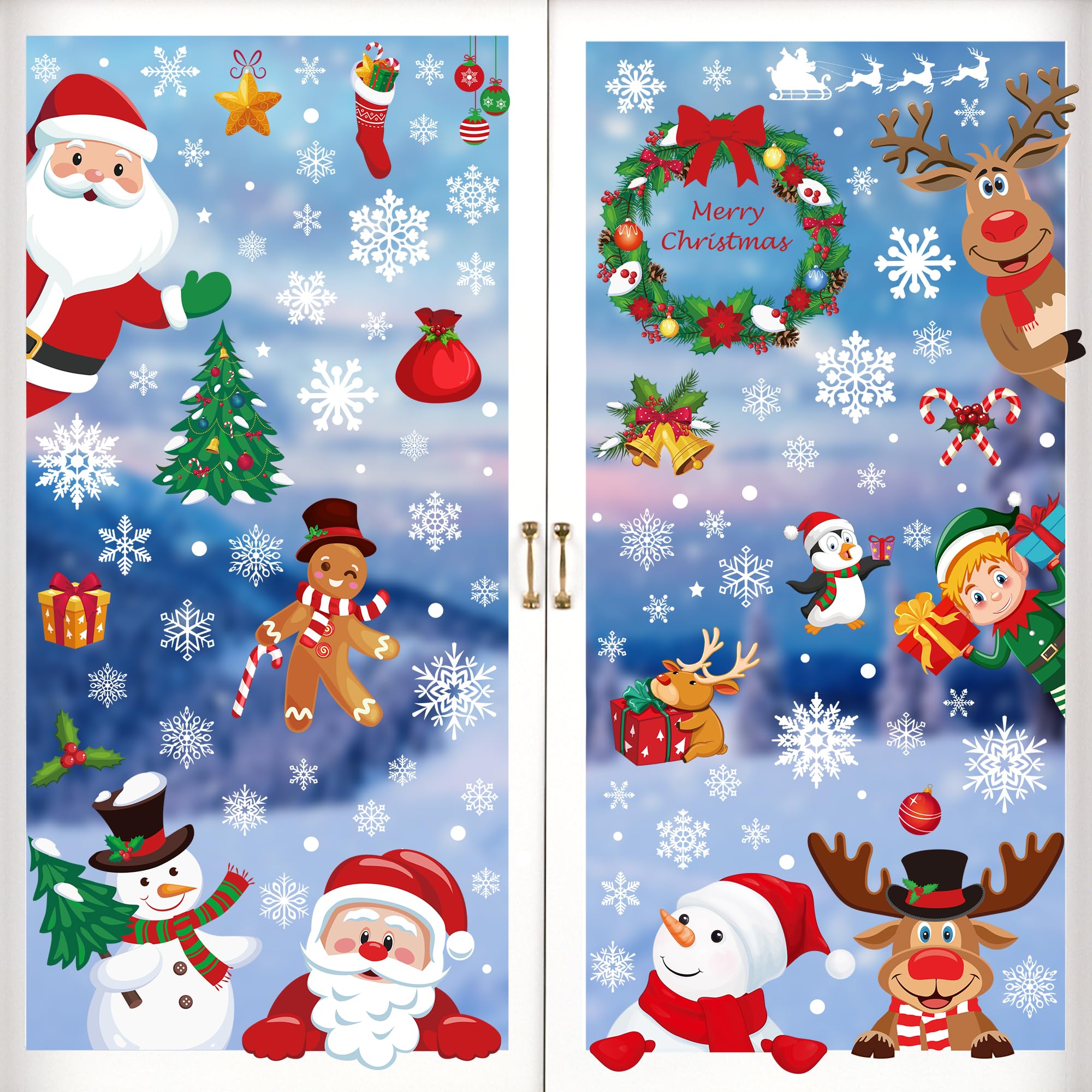 Christmas Window Clings
