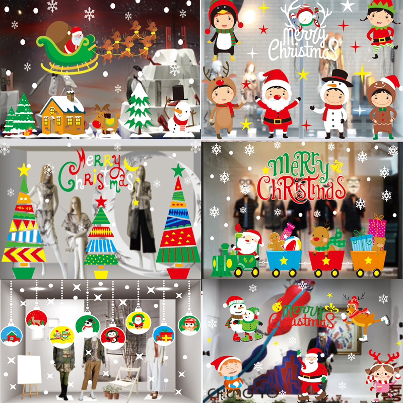Reusable Christmas Window Clings
