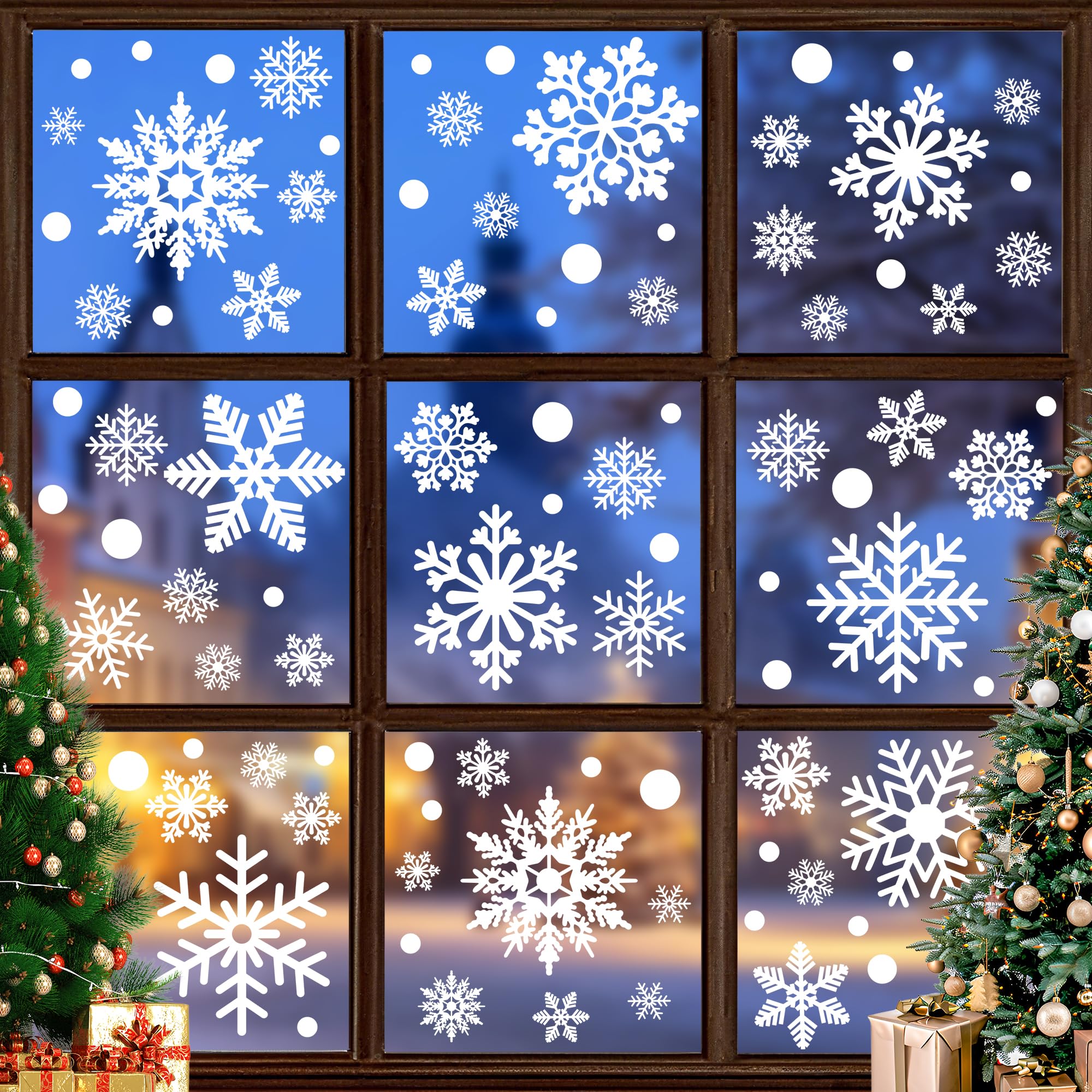 Snowflake Window Clings