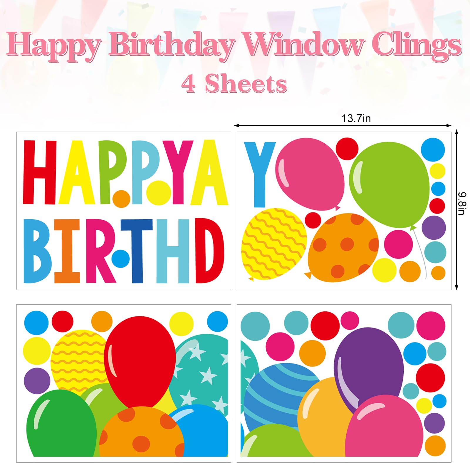 Stained Glass Window Clings
