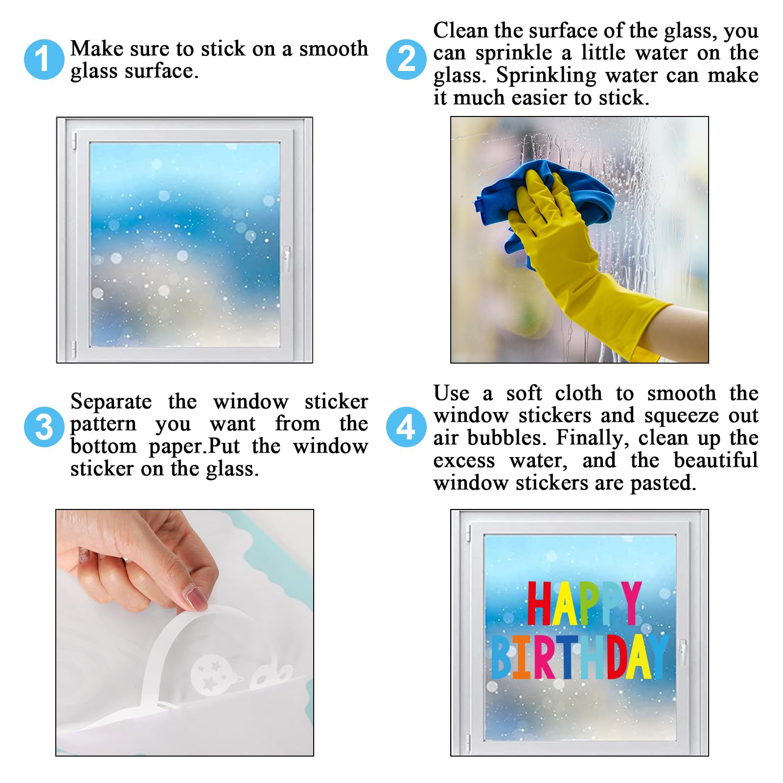 Stained Glass Window Clings